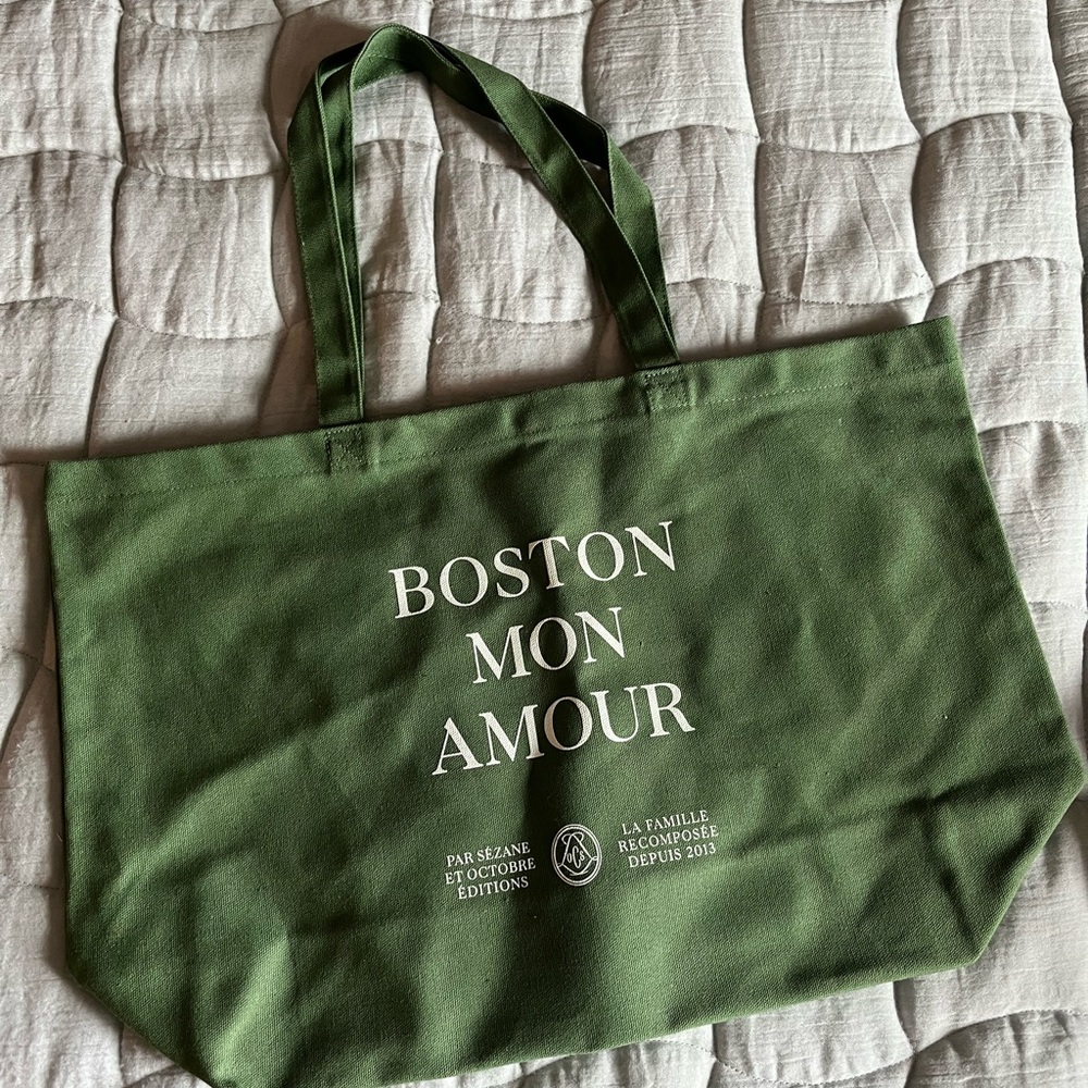 Sézane Boston Mon Amour Tote Bag
